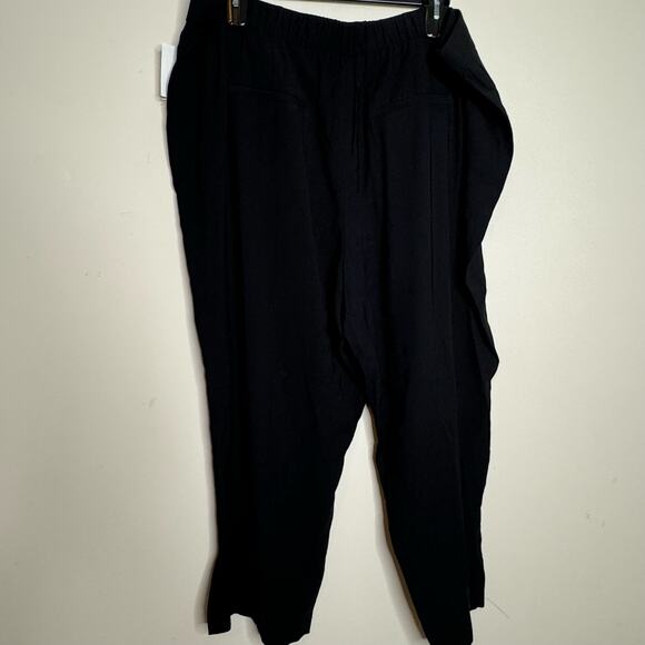 Vince Stovepipe Crop Pull-on Pants In Black NWT Size 3XL - Picture 4 of 9